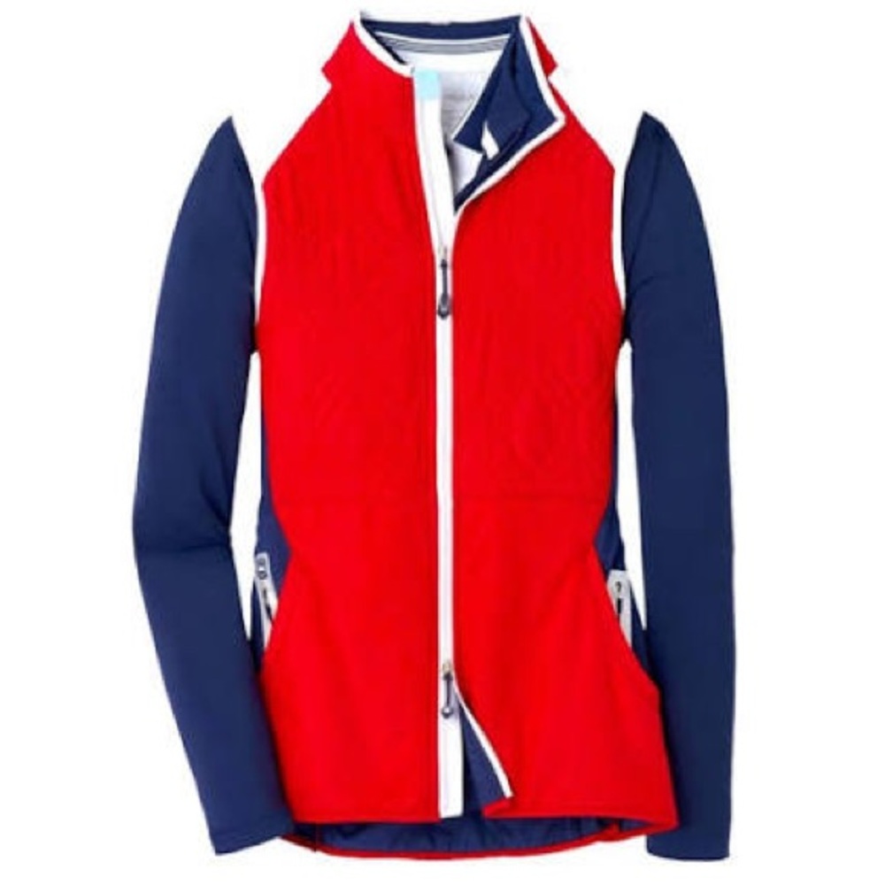 NEW! Peter Millar Red & Navy Vest NWT